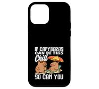 Custodia per iPhone 12 mini Chill Capybara So You Can You Capibara, simpatico e divertente animale