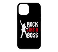 Custodia per iPhone 12 mini Chitarrista Solista Ritmico Rock Band Rock Like A Boss