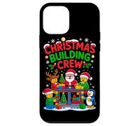 Custodia per iPhone 12 mini Christmas Building Crew Costume Master Builder Block Xmas