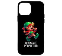 Custodia per iPhone 12 mini Christmas Xmas Elves Are People Too Funny North Pole Design