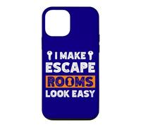Custodia per iPhone 12 mini Citazione Exit Room I Make Escape Rooms Look Easy Group Game