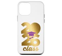 Custodia per iPhone 12 mini Class of 2026 Graduation Golden Numbers Cap Diploma