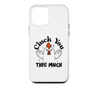 Custodia per iPhone 12 mini Cluck you this much Funny Chicken Lover Men Women
