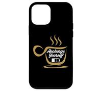 Custodia per iPhone 12 mini Coffee Recharge Yourself Funny Cafeine Baristas Coffee Lover