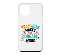 Custodia per iPhone 12 mini Collaboration Motivation Teamwork Makes The Dream Work