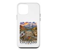 Custodia per iPhone 12 mini Colorado Acquerello Mountain Adventure Travel Design