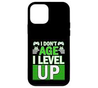 Custodia per iPhone 12 mini Compleanno Umorismo Non invecchiare Livello Up Giocatore Compleanno