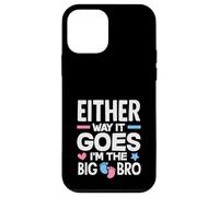 Custodia per iPhone 12 mini Comunque vada, sono il Big Bro Gender Reveal Party