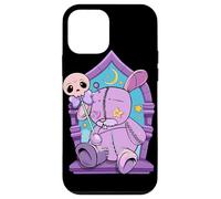 Custodia per iPhone 12 mini Coniglietto Voodoo Gotico Peluche Coniglio Celeste Magia Grafica