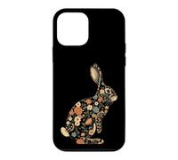 Custodia per iPhone 12 mini Coniglio Floreale Botanico Bunny Amante Animali