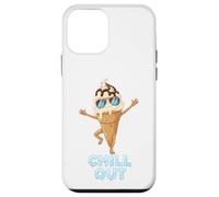 Custodia per iPhone 12 mini Cono gelato Chill Out - Divertente gioco di parole estivo