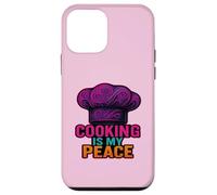 Custodia per iPhone 12 mini Cooking Is My Peace Chef Amante del cibo Cucina Zen