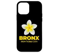 Custodia per iPhone 12 mini Cool Bronx New York City Tropical Yellow Flower Frangipani