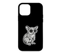 Custodia per iPhone 12 mini Cool Galago Occhiali Disegno Bush Baby