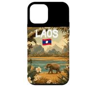 Custodia per iPhone 12 mini Cool Laos Nature Costume per elefante e gli amanti del paese