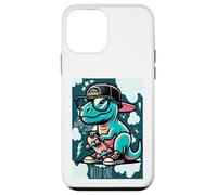 Custodia per iPhone 12 mini Cool Skate Dino Baby Dinosaur Cartoon for Kids