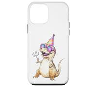 Custodia per iPhone 12 mini Cool T-Rex Party Dino Celebration Occhiali da sole