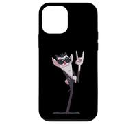 Custodia per iPhone 12 mini Cool Vampire Rock On Funny Gothic Monster Graphic Occhiali da sole