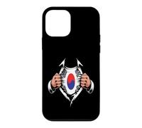 Custodia per iPhone 12 mini Corea del Sud Bandiera Strappato Corea Sud Orgoglio Radici