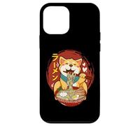 Custodia per iPhone 12 mini Corgi-Dog Mangiare Ciotola di Ramen Pho Noodle Soup Giappone Kawaii