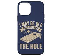 Custodia per iPhone 12 mini Cornhole Dad Funny Posso essere vecchio ma trovo ancora il buco