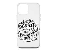 Custodia per iPhone 12 mini Cosa vuole la barba Schnauzer Cane Mamma Papà