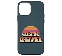 Custodia per iPhone 12 mini Cosmic Dreamer Retro Tramonto Logo Stile Vintage