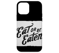 Custodia per iPhone 12 mini Costume con emblema «Cool Eat or Be Eaten»