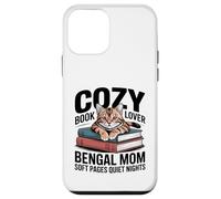 Custodia per iPhone 12 mini Cozy Book Lover Bengala Mom Soft Pages Quiet Nights