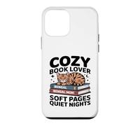 Custodia per iPhone 12 mini Cozy Book Lover Bengala Mom Soft Pages Quiet Nights