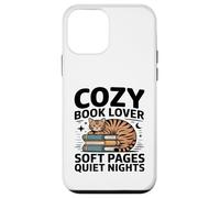 Custodia per iPhone 12 mini Cozy Book Lover Pagine morbide Notti tranquille