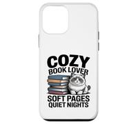 Custodia per iPhone 12 mini Cozy Book Lover Ragdoll Mamma Soft Pages Quiet Nights