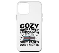Custodia per iPhone 12 mini Cozy Book Lover Ragdoll Mamma Soft Pages Quiet Nights