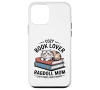 Custodia per iPhone 12 mini Cozy Book Lover Ragdoll Mamma Soft Pages Quiet Nights