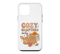 Custodia per iPhone 12 mini Cozy Chapters Only Reading Deer Autumn Book Lover