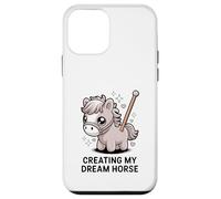 Custodia per iPhone 12 mini Creating My Dream Horse Kawaii - Pony pastello