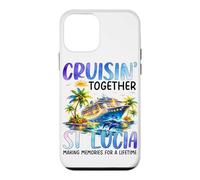 Custodia per iPhone 12 mini Crociera Insieme St Lucia Nave Dolphin Vacanza