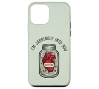 Custodia per iPhone 12 mini Cuore In Jar Pun Carino Creepy Valentine Amore Estetica