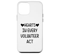 Custodia per iPhone 12 mini Cuori in ogni atto di volontariato