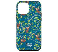 Custodia per iPhone 12 mini Curious George Spring Tree Climb All Over Print