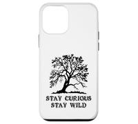 Custodia per iPhone 12 mini Curious Stay Inspirationa Wild Tree Silhouette Nature Lover