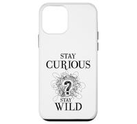 Custodia per iPhone 12 mini Curious Stay Wild Question Mark Scribble Inspirational Love