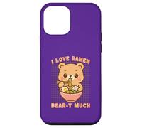 Custodia per iPhone 12 mini Cute Bear ama il Ramen Kawaii Food Lover