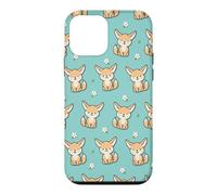 Custodia per iPhone 12 mini Cute Kawaii Girls Womens Kids Pattern Fennec Fox Lover