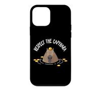 Custodia per iPhone 12 mini Cute Kids Mens Womens Oranges Meme Lover Respect Capybara