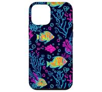 Custodia per iPhone 12 mini Cute Ocean Fish in Coral Reefs Summer Pattern
