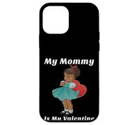 Custodia per iPhone 12 mini Cute Valentine's Day My Mommy Is My Valentine Black Girl
