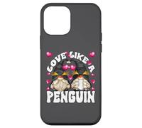 Custodia per iPhone 12 mini Cute Valentines Gnomes For Couples Love Like A Penguin