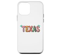 Custodia per iPhone 12 mini Cute Vintage Boho Texas State Floral Bubble Women and Girls