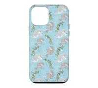 Custodia per iPhone 12 mini Cute Womens Girls Kids Pattern Baby Manatee Lover